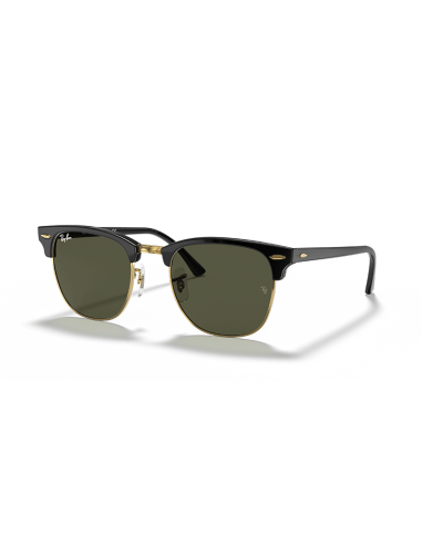 RAYBAN Clubmaster W0365 - Negro sobre dorado