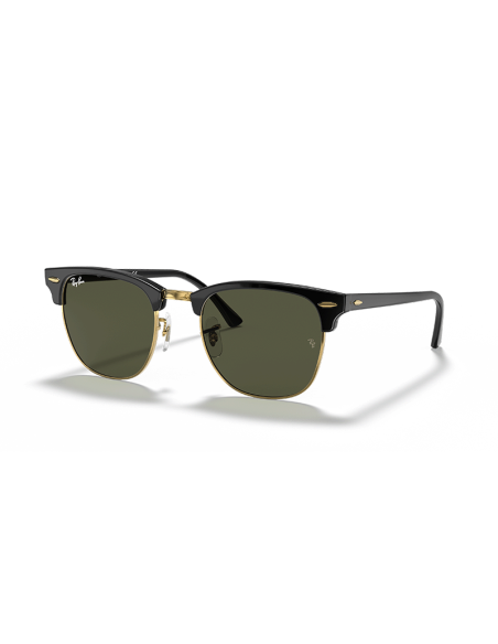 RAYBAN Clubmaster W0365 - Negro sobre dorado
