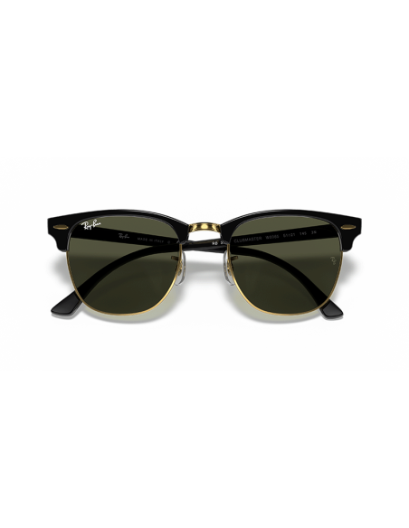 RAYBAN Clubmaster W0365 - Negro sobre dorado