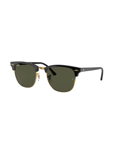 RAYBAN Clubmaster W0365 - Negro sobre dorado