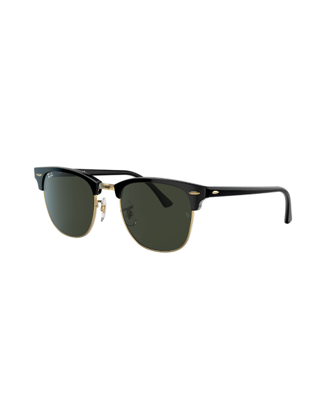 RAYBAN Clubmaster W0365 - Negro sobre dorado