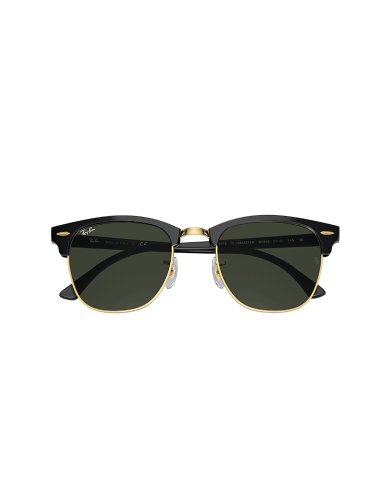 RAYBAN Clubmaster W0365 - Negro sobre dorado