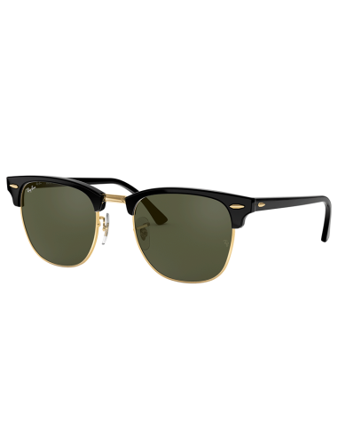 RAYBAN Clubmaster W0365 - Negro sobre dorado