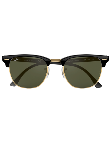 RAYBAN Clubmaster W0365 - Negro sobre dorado