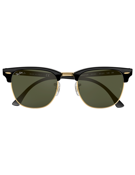 RAYBAN Clubmaster W0365 - Negro sobre dorado