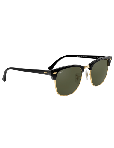 RAYBAN Clubmaster W0365 - Negro sobre dorado