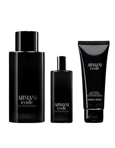 SET ARMANI CODE H EDT 125 ML +SG 75 ML+15 ML