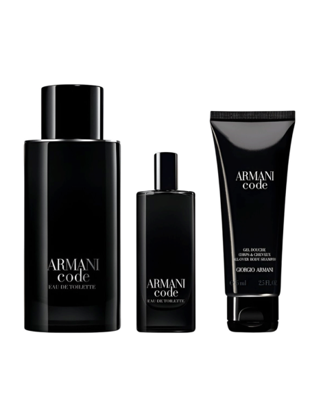 SET ARMANI CODE H EDT 125 ML +SG 75 ML+15 ML