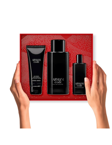 SET ARMANI CODE H EDT 125 ML +SG 75 ML+15 ML