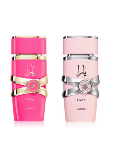SET LATTAFA YARA EDP 100ML + YARA CANDY EDP 100ML