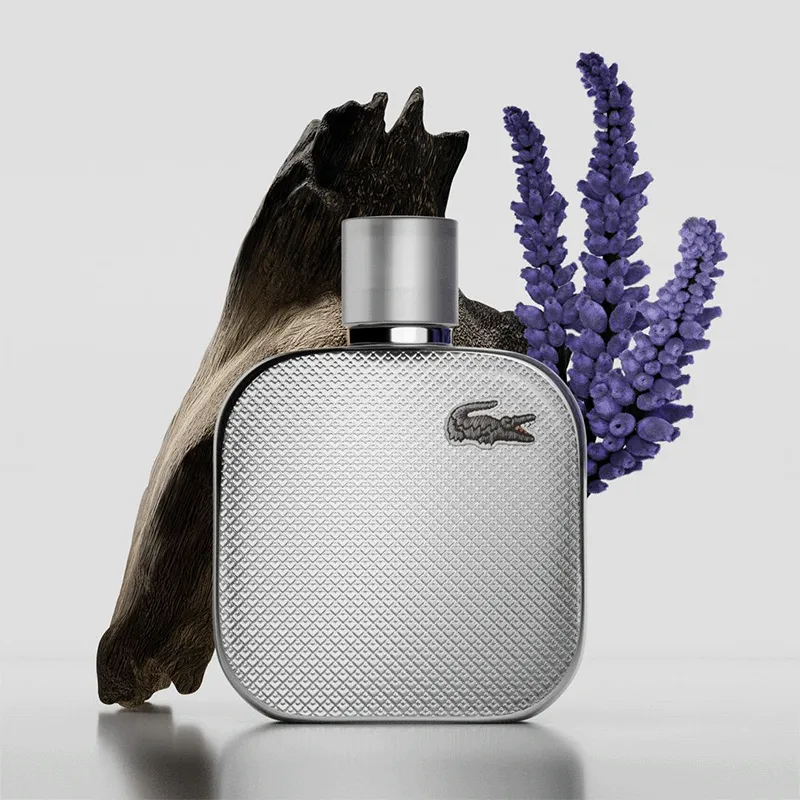 Lacoste L.12.12 Silver Grey EDP | Perfume Masculino Elegante