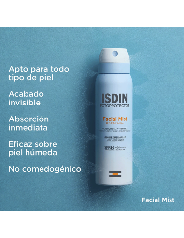 ISDIN FACIAL MIST SPF50 100 ML