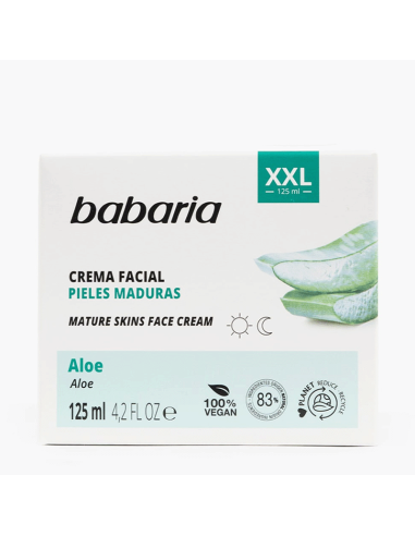BABARIA Aloe Vera Crema Facial Pieles Maduras