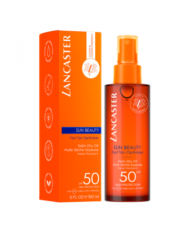 LANCASTER SOL T-M BODY SATIN SHEEN OIL SPF50...