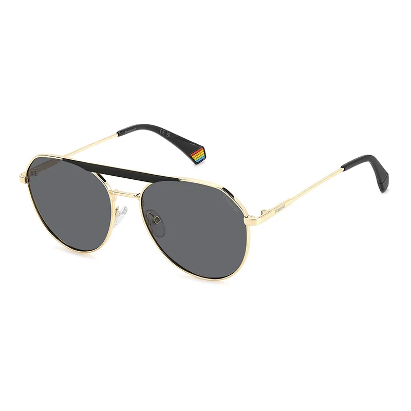 POLAROID 6211/S/X 206330 GOLD BLACK | ESENNIA