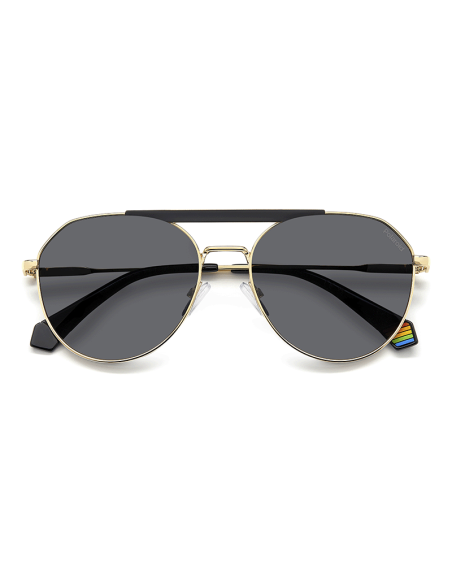 POLAROID 6211/S/X 206330 GOLD BLACK