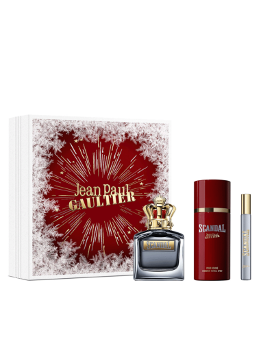 SET JPG SCANDAL MEN EDT 100ML+DEO+MG