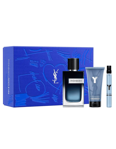 SET YSL Y MEN EDP 100ML+SG+10ML