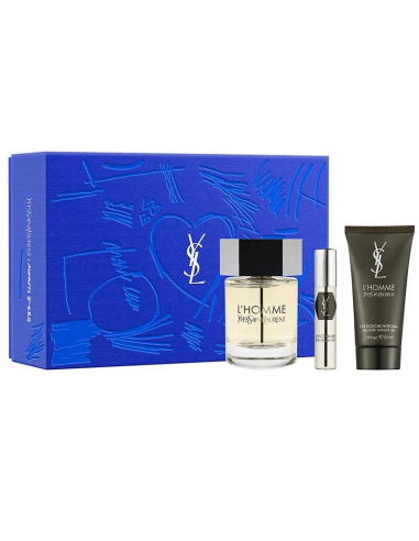 SET YSL L'HOMME EDT 100ML+10ML+GEL