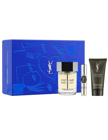 SET YSL L'HOMME EDT 100ML+10ML+GEL