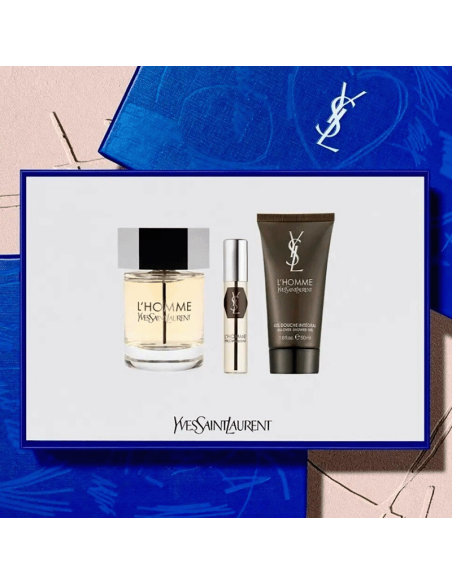 SET YSL L'HOMME EDT 100ML+10ML+GEL