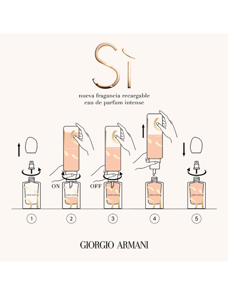 Si Eau de Parfum Intense Giorgio Armani Refillable