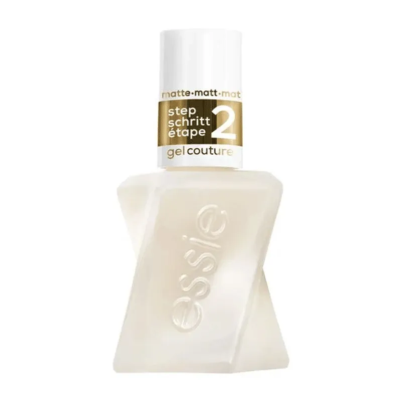 Essie Gel Couture Top Coat Matte | Acabado Mate de Larga Duración