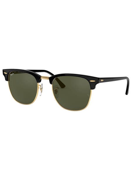RAYBAN Clubmaster W0365 - Negro sobre dorado