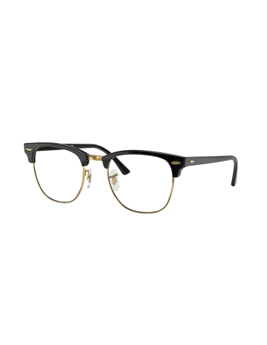 RAYBAN Clubmaster W0365 - Negro sobre dorado